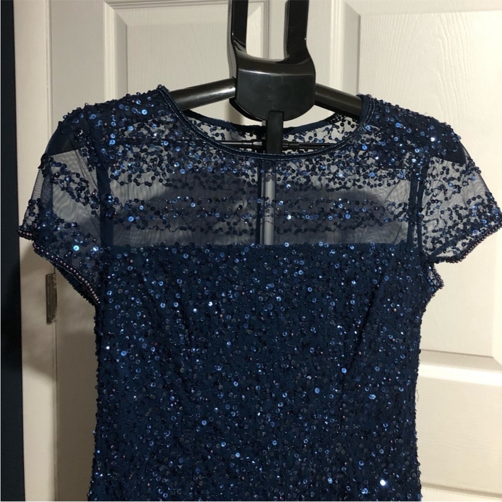 Adrianna Papell Midnight Blue Dress